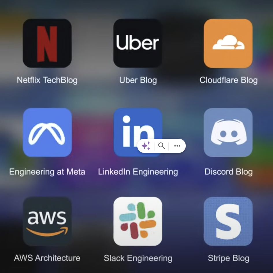 Steps to explore some of the best engineering blogs
